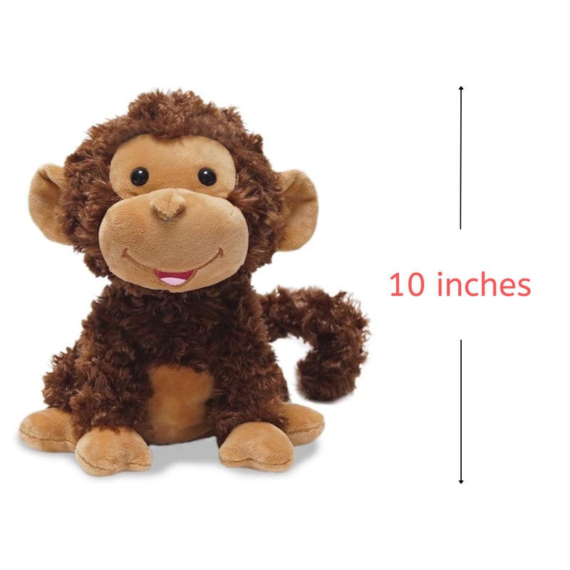 Cuddle Barn - Crackin' Up Coco | Super Soft Animated Twirling Moving Monkey Stuffed Animal Plush Toy | Spins Around Making Monkey Sounds  10 Inches - Image 3